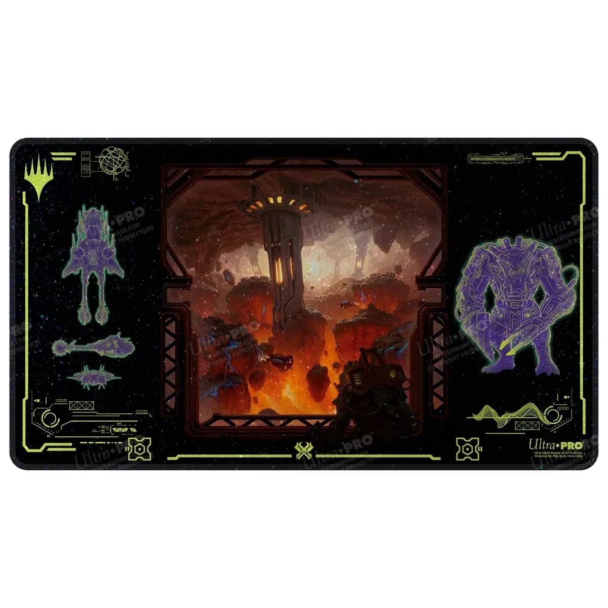 Ultra Pro - Magic: The Gathering - Edge of Eternities Holofoil Playmat - Kavaron, Memorial World