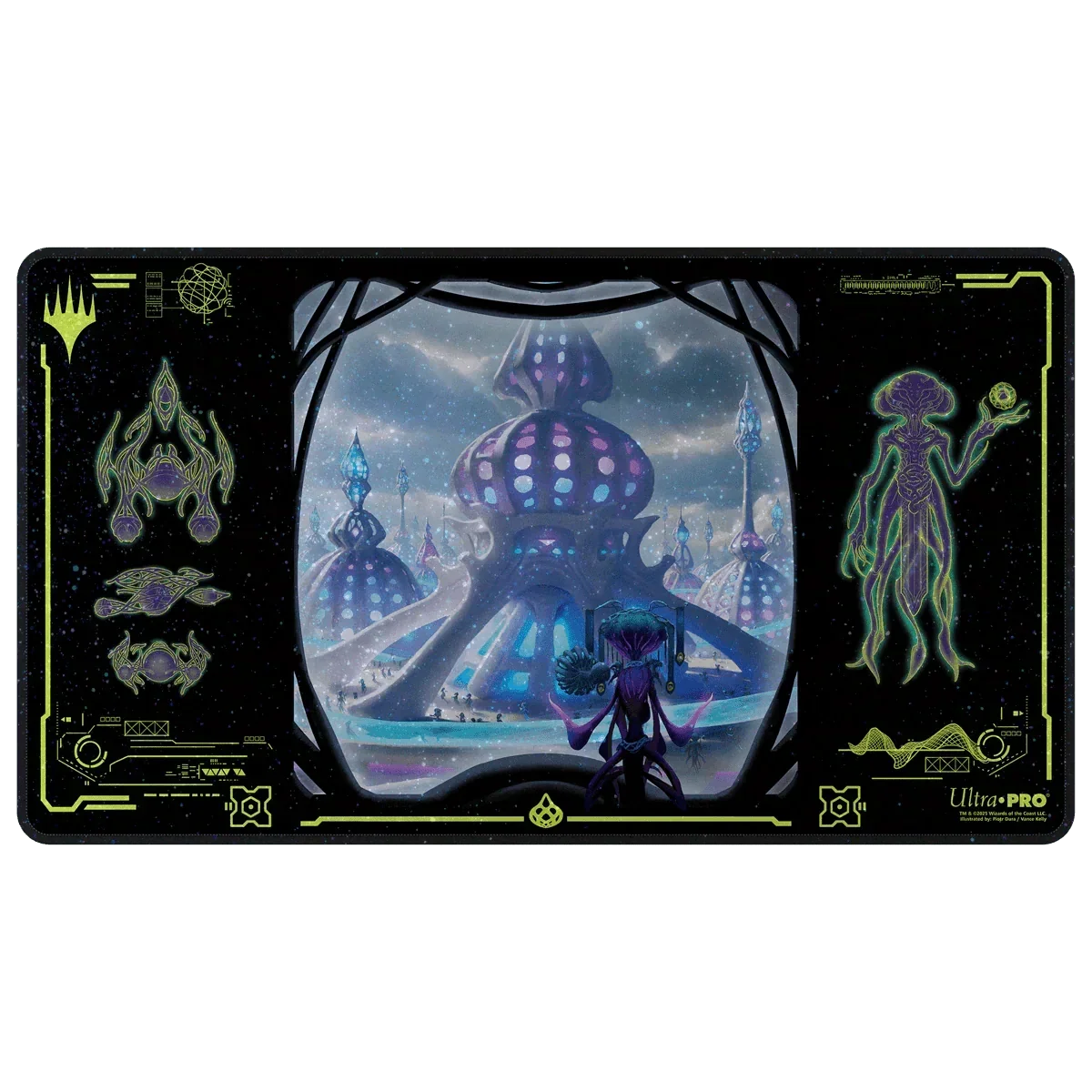 Ultra Pro - Magic: The Gathering - Edge of Eternities Holofoil Playmat - Uthros, Titanic Godcore