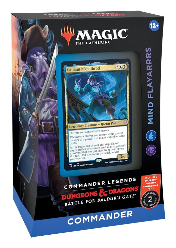 Magic The Gathering - Commander Legends Battle For Baldur's Gate Commander Deck - Mind Flayarrrs - Gathering Games