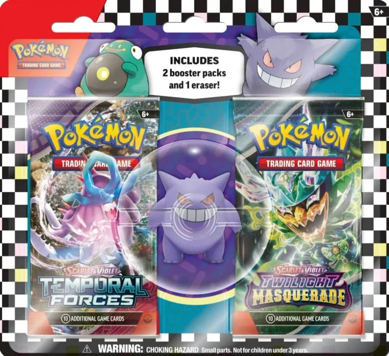 Pokemon TCG: Back to School Gengar Eraser Blister