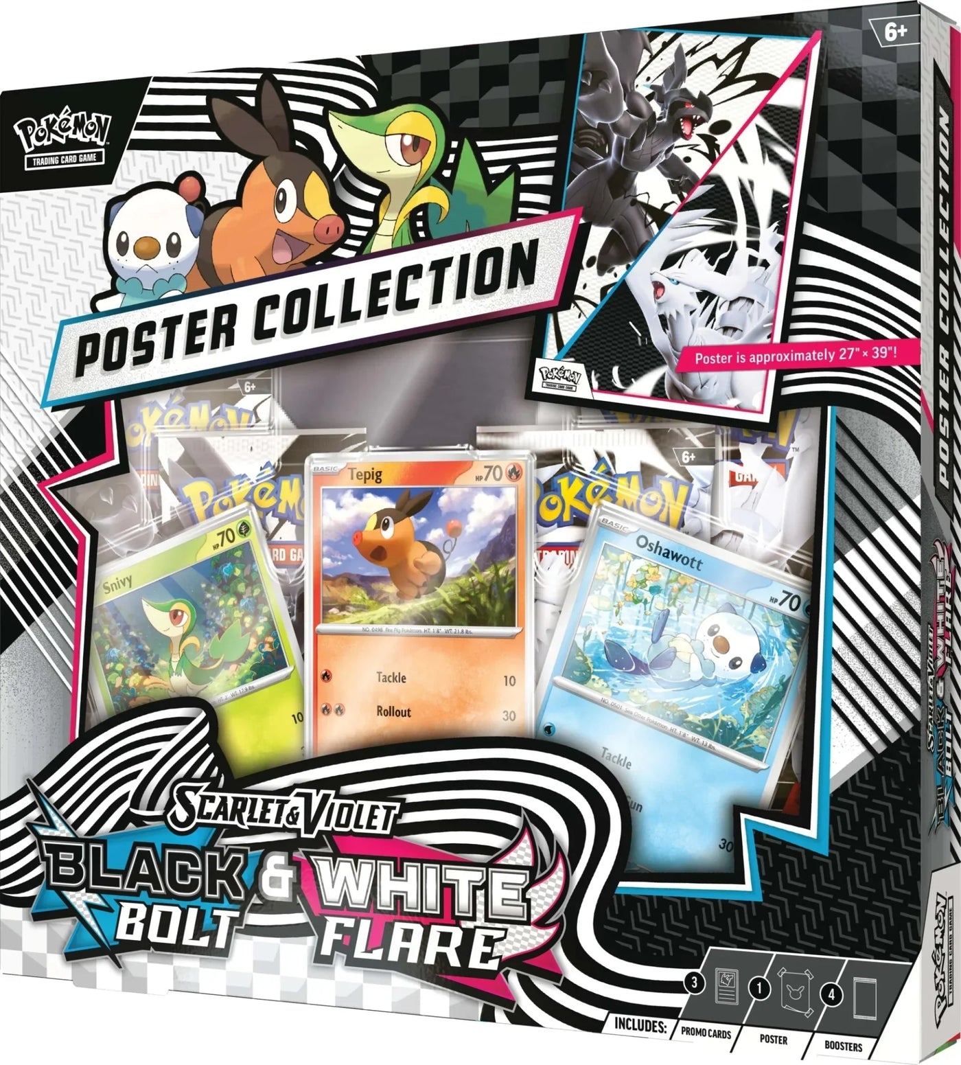 Pokemon TCG: Scarlet & Violet 10.5 - Black Bolt & White Flare - Poster Collection