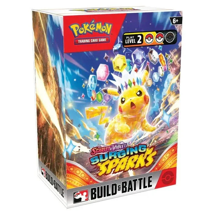 Pokemon TCG: Scarlet & Violet - Surging Sparks Build and Battle Box